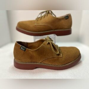 Bass Exeter Brown Suede Lace-Up Oxfords 4700-273 Women US 7